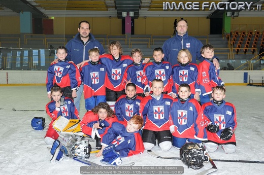 2011-03-20 Aosta 2735 Hockey Milano Rossoblu U10 - Squadra